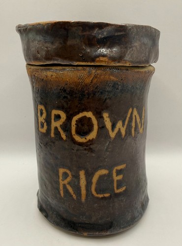 Rustic studio pottery brown - rustic,
