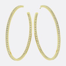 Cartier Large Diamond Hoop