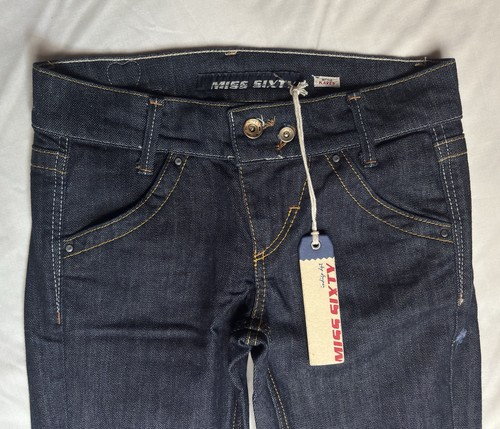 Y2k vintage dark wash denim