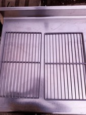 Fridge / Freezer Shelves (2) Plastic Coated For Commercial Fridge Grey