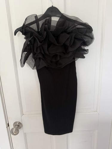 Black mini dress - dress, zara