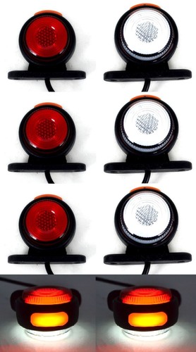 24v led red white - 8x,