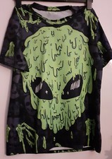 Slime Alien and Skull print