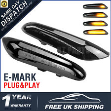 2pc Dynamic LED Side Indicator Light Turn Signal For BMW E90 E91 E92 E60 E82 E46