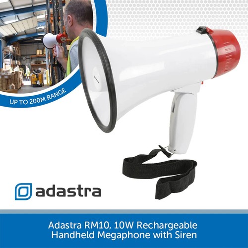 10w rechargeable megaphone - 10w,