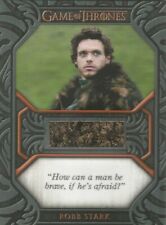 Game of Thrones Iron Ann S2 QC4 Robb "How can a man be brave" Relic Costume Card