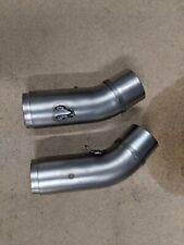 Ducati Termigoni 848 1098 1198 Exhaust Cans Link Pipes.