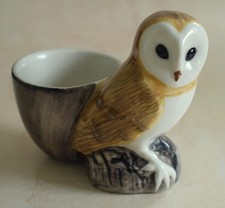 QUAIL BIRD EGG CUP - BARN OWL