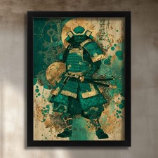 Vintage Samurai Wall Art Print