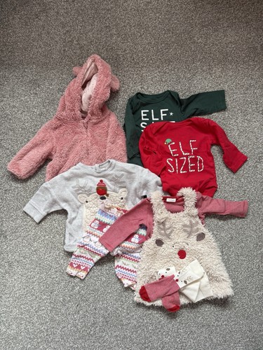 Christmas outfit bundle - 3-6,