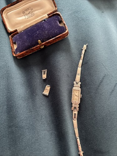 Antique art deco platinum - art,