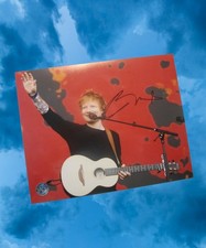 Ed Sheeran Singer Autographed