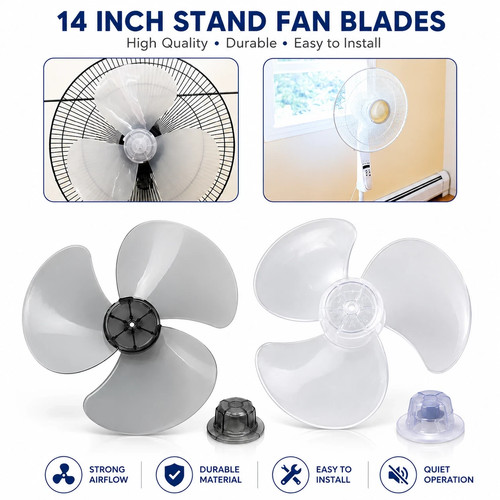 Inch plastic fan - plastic, blade