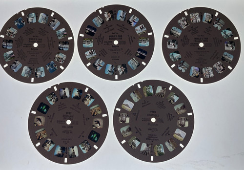 Vintage view master reels - 5x,