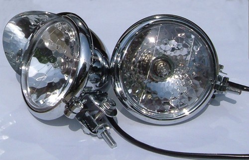 Pair spotlights side - of, spotlights-side