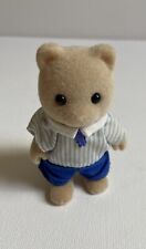 SYLVANIAN FAMILIES ORIGINAL FINLAY OSBORNE BEAR FISH AND CHIP SHOP VAN Owner VGC
