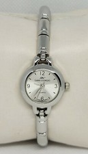 Ladies Giani Giorgio Elegant Round Silver Tone Small Face Analog Watch E9