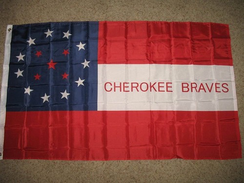 Cherokee braves flag - braves, ft
