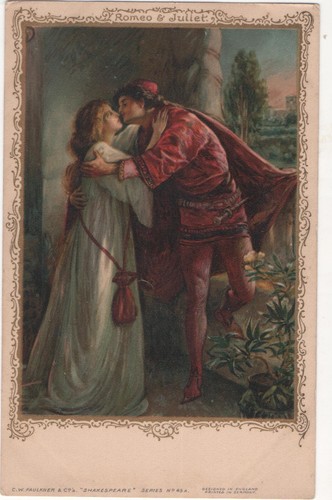 Vintage colour postcard - colour,