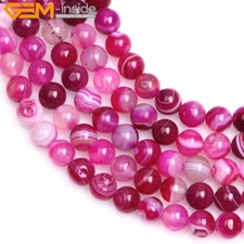 Banded Plum Agate Gemstone