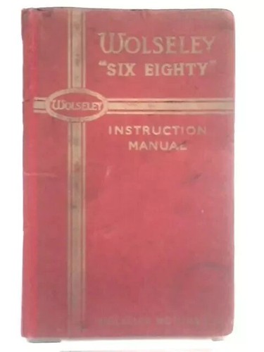 The wolseley car six - wolseley, eighty