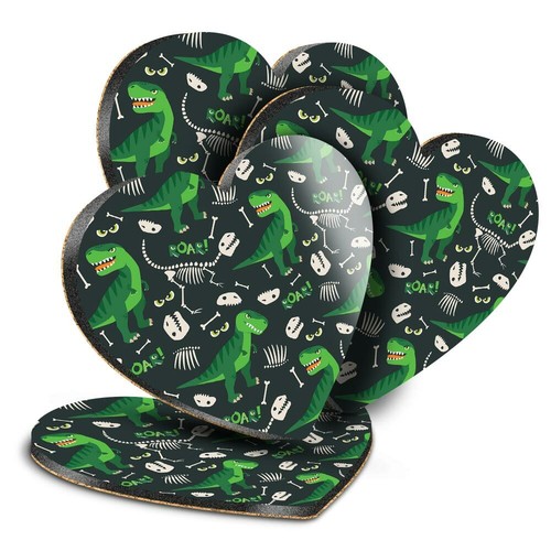 Heart mdf coasters - heart,