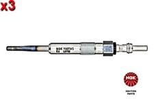 3x Glow Plug NGK Fits AUDI A2
