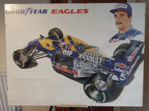 Nigel mansell signed promo - -,