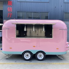 Pink Retro Food Trailer | Mobile Catering Coffee Snack Bar Double Axle