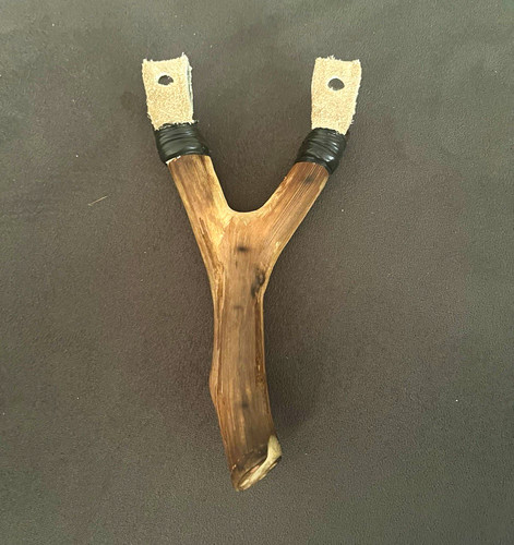 Wooden carved catapult - , with