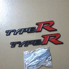 Glossy Black Red TYPE-R Metal