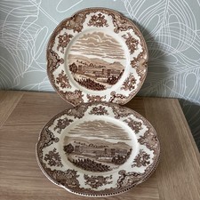 Johnson Brothers Old Britain Castles Plates - Chatsworth House x 2