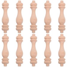 10pcs Handcrafted Wood