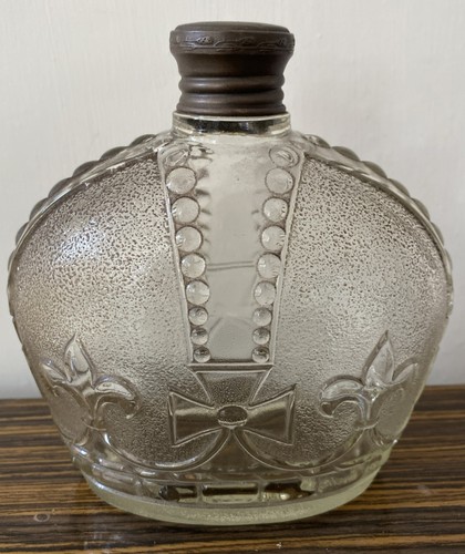 Vintage glass crown - glass, shaped