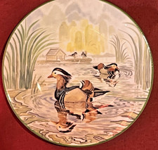 Royal Kendal Alex Williams Collection Mandarin Ducks Pin Dish/Trinket Tray Mint
