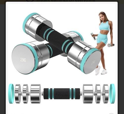 Steel adjustable dumbbells set - adjustable,