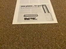 JBF23 ADVERT 5X8 UNIVOX 21 POUND ELECTRONIC COMPACT PIANO