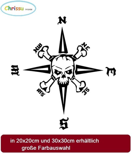Compass sticker wind rose - compass,