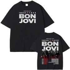 Bon Jovi T-Shirt Graphic Print