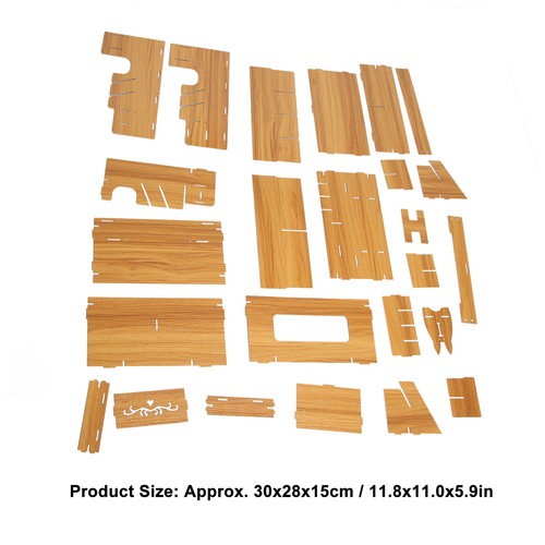 Desk pencil holder wooden - pencil,