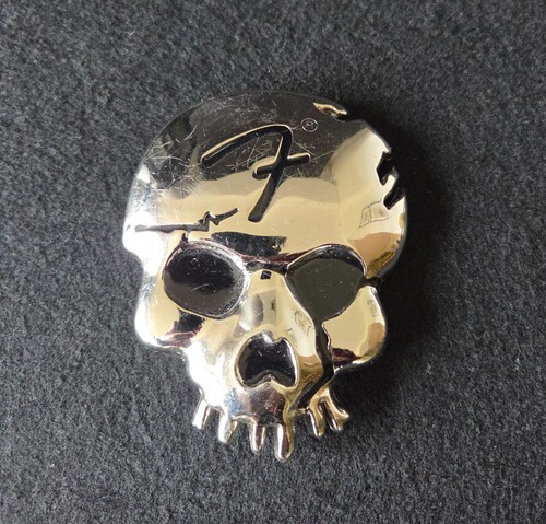 Fender skull buckle chrome - fender,