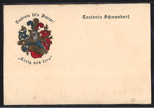 Postcard schwandorf student - postcard,