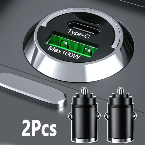 Mini usb type c car - 2x, pd