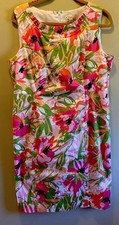 Kim Rogers Pink Floral Shift