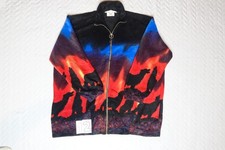 Vintage Wolf Print Fleece