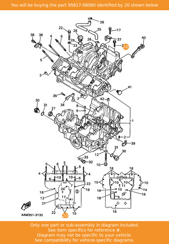 Yamaha bolt flange - yamaha, bolt,