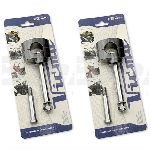 Black handlebar mounts ø28 - handlebar,