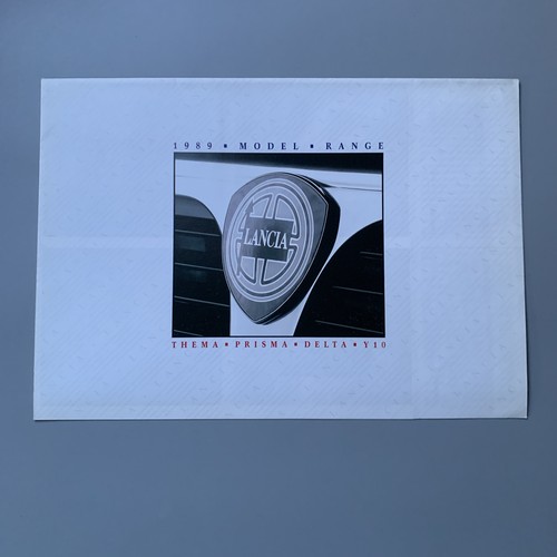 Lancia range sales brochure