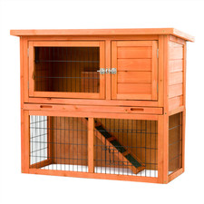 3FT OUTDOOR RABBIT HUTCH AND