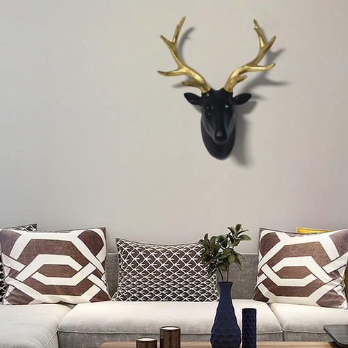 Deer wall sculpture head - deer,